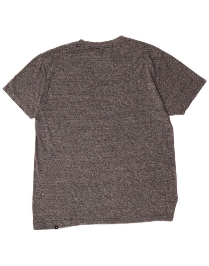 Ανδρικό T-Shirt με γραφικό κανονική εφαρμογή Hurley Top Medium Grey