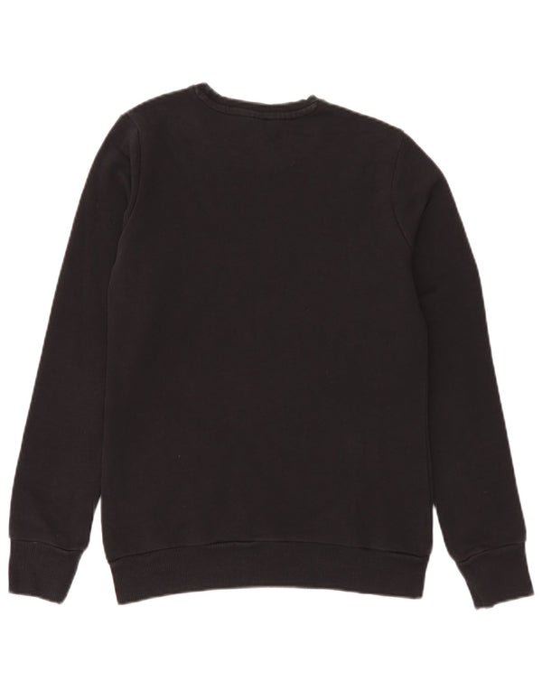 Γραφικό φούτερ Adidas Boys Jumper 14-15 ετών XL Μαύρο βαμβακερό
