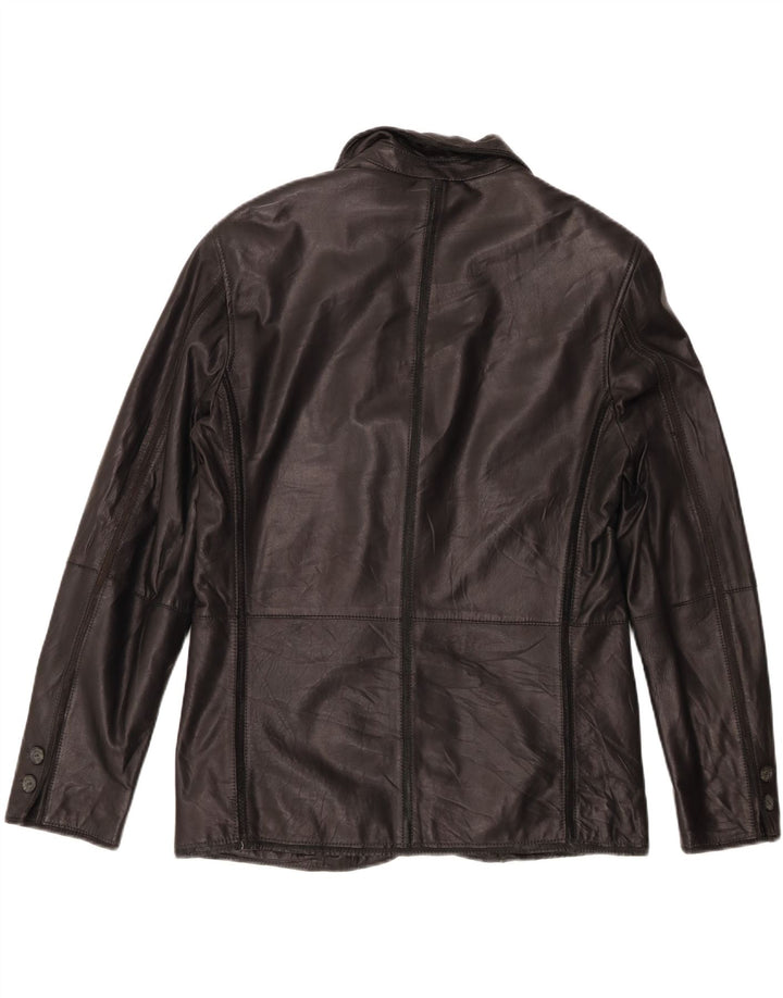 Milestone Ανδρικό Δερμάτινο Μπουφάν IT 48 Medium Black Leather
