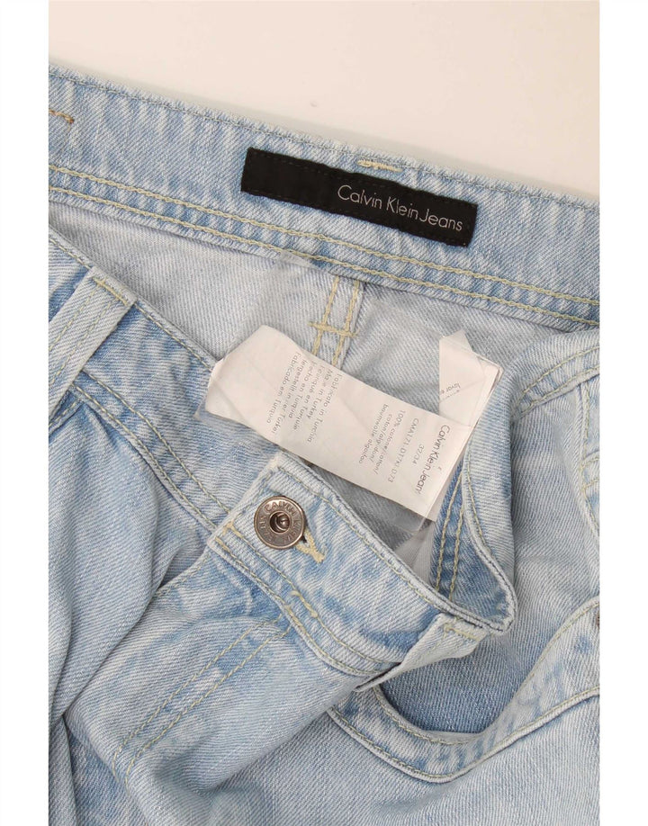 Γυναικείο τζιν ίσιο Calvin Klein W32 L34 Μπλε βαμβακερό