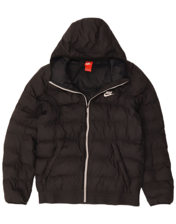 Ανδρικό μπουφάν Nike με κουκούλα UK 38 Medium Black