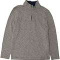 IZOD Womens Zip Neck Fleece Jumper UK 18 XL Grey Polyester Vintage Izod and Second-Hand Izod from Messina Hembry 