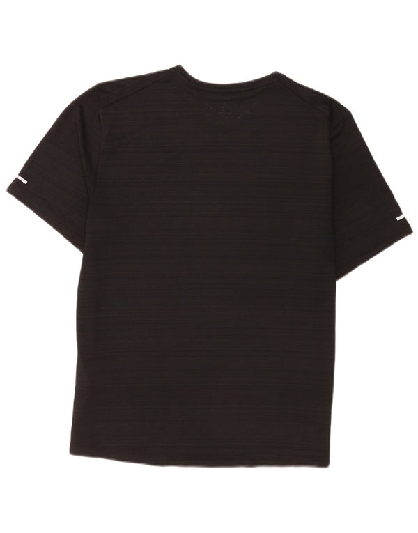Ανδρικό μπλουζάκι Nike Dri Fit Τοπ μεσαίου μαύρου πολυεστέρα