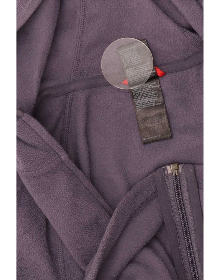 The North Face γυναικείο φλις μπουφάν με κουκούλα UK 10 Small Navy Blue Polyester