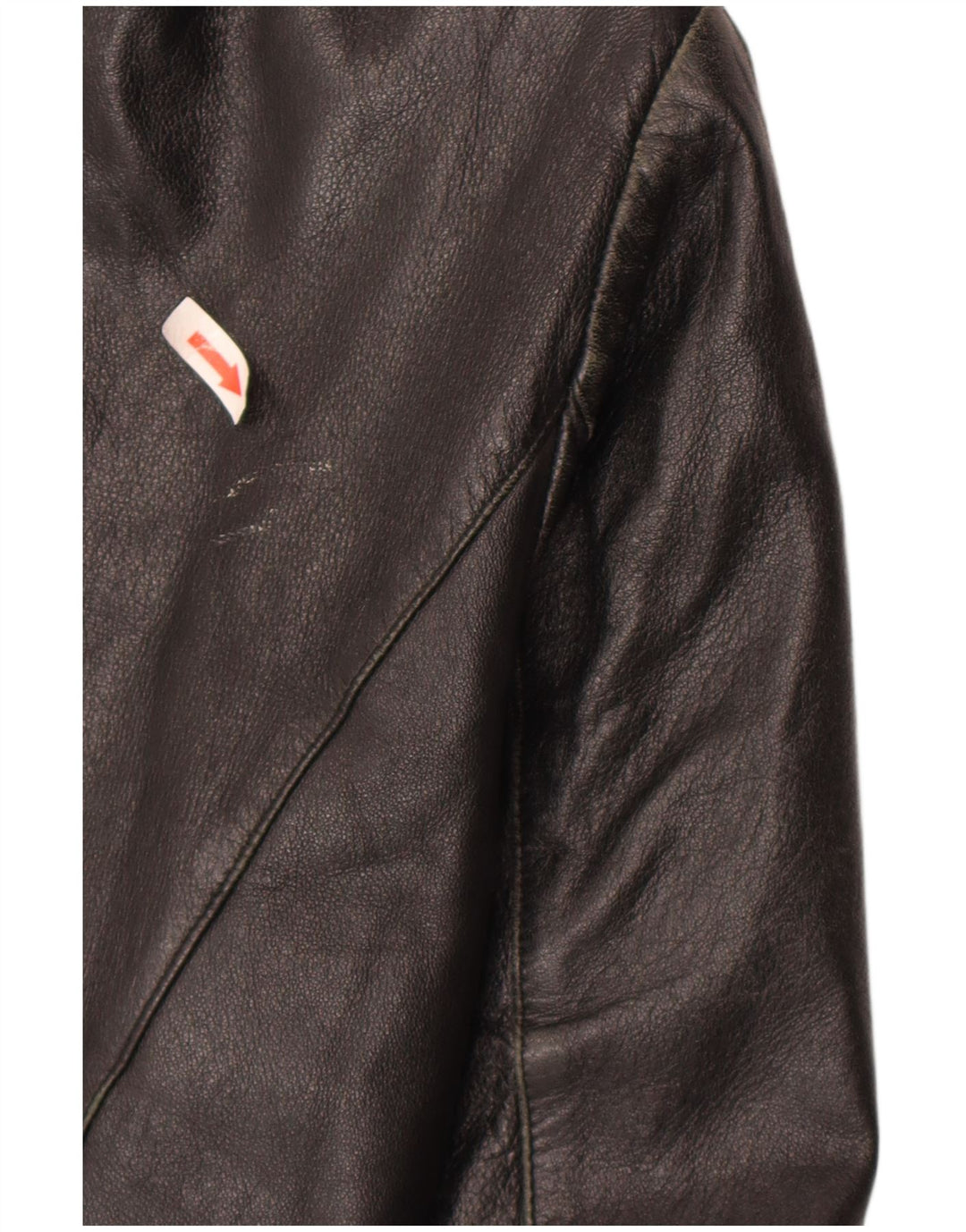 Vintage Γυναικείο Δερμάτινο Μπουφάν IT 52 2XL Μαύρο Δερμάτινο