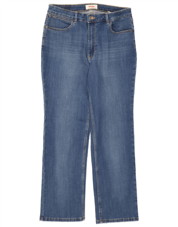 Γυναικείο τζιν ίσιο Wrangler W32 L30 Μπλε βαμβακερό