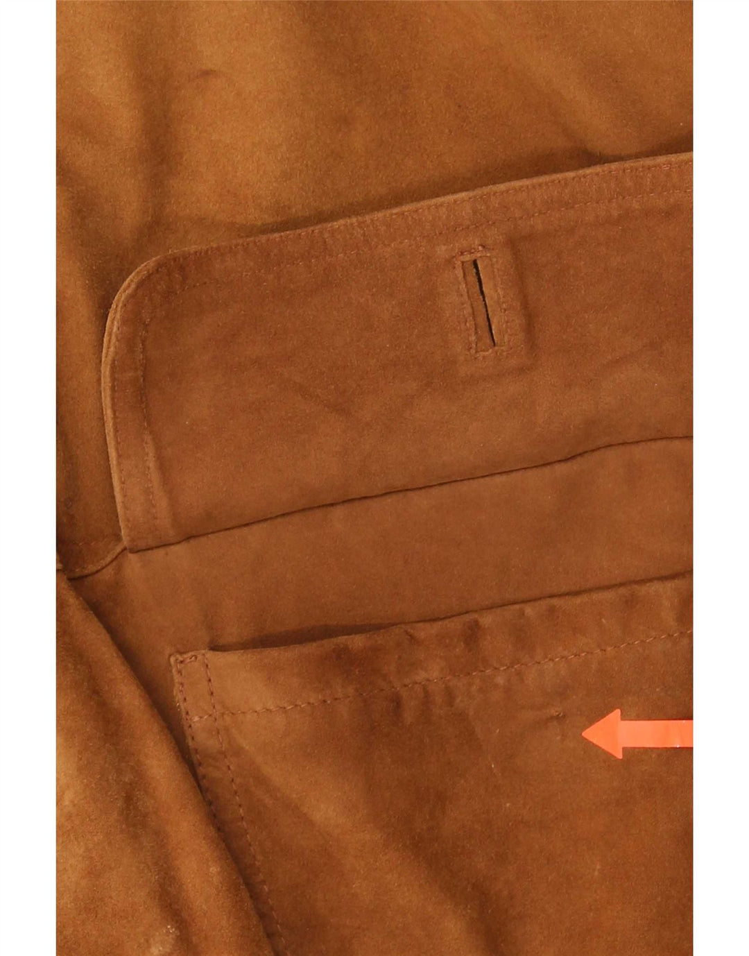 Vintage Ανδρικό Suede Bomber Jacket IT 48 Medium Brown