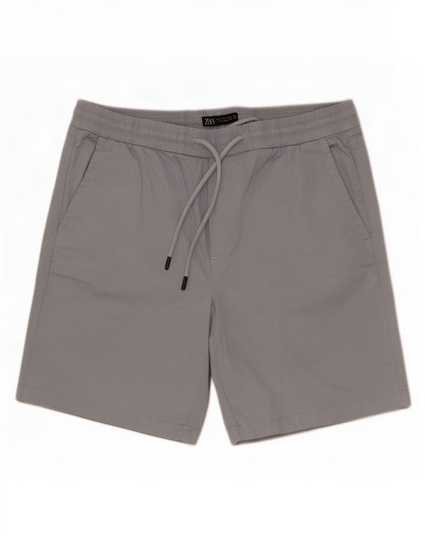 Zara Ανδρικό σορτς Chino Medium W31 Μπλε