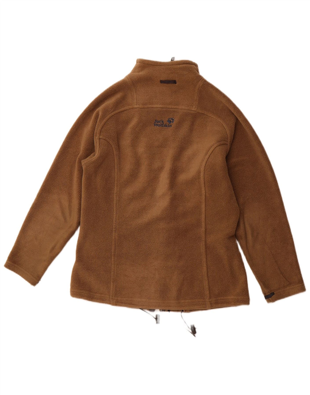 JACK WOLFSKIN Γυναικείο μεγάλο φλις μπουφάν UK 6 XS καφέ