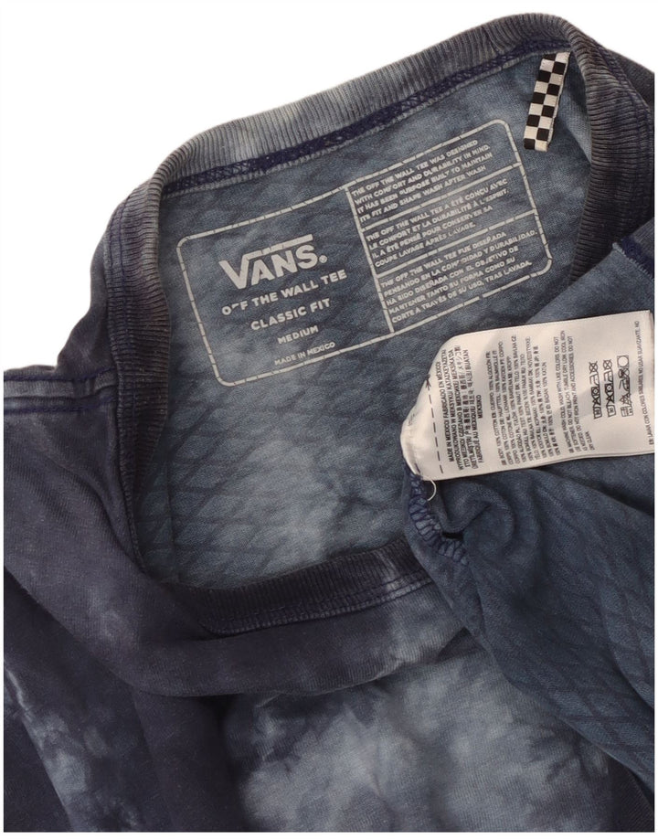 Ανδρικό μπλουζάκι VANS Classic Fit Top Medium Navy Blue Tie Dye Cotton
