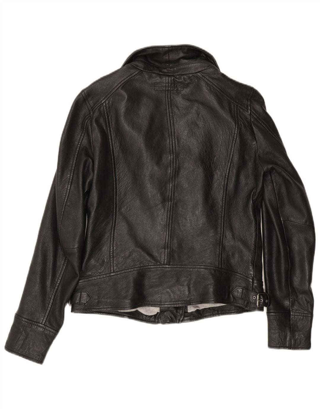 Oakwood Γυναικείο Δερμάτινο Μπουφάν Biker UK 14 Μεγάλο Δερμάτινο Μαύρο