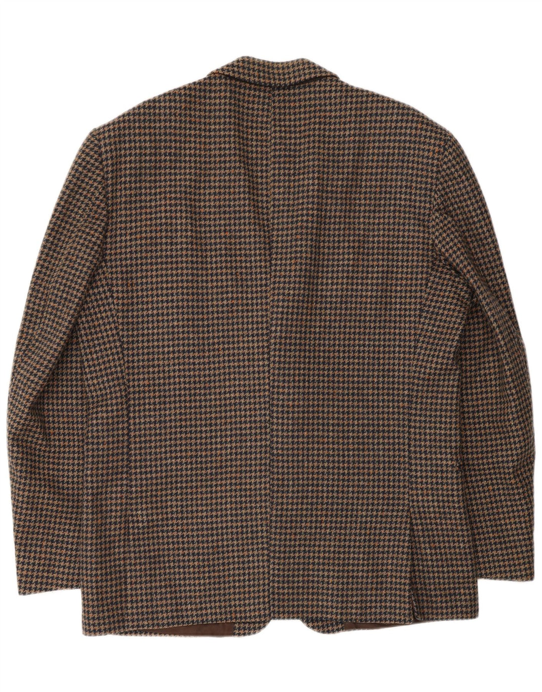 Lanificio Campore Ανδρικό σακάκι σακάκι με 2 κουμπιά UK 40 Large Brown Houndstooth