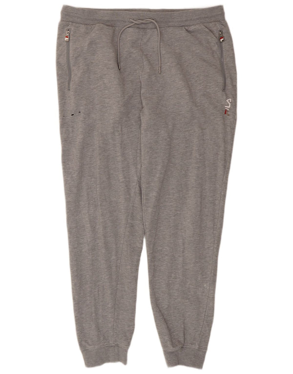Ανδρική φόρμα Fila Παντελόνι Joggers 2XL Γκρι βαμβακερό