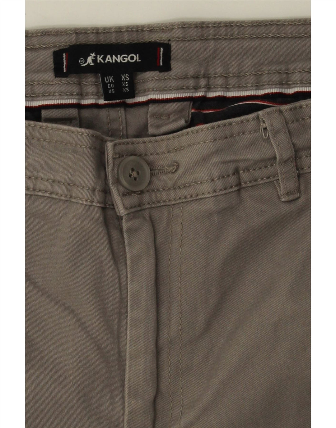 KANGOL Mens Chino Shorts XS W30  Grey Cotton Vintage Kangol and Second-Hand Kangol from Messina Hembry 