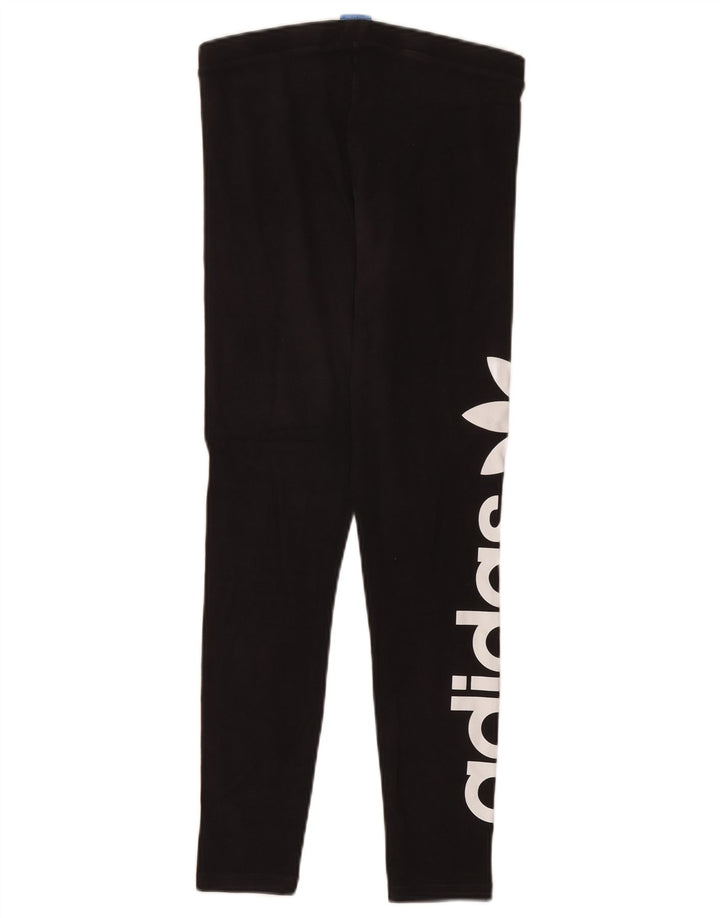 Γυναικεία γραφικά κολάν Adidas UK 10 Small Black