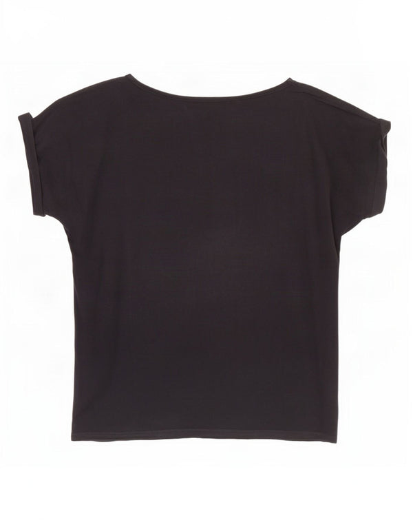 Γυναικείο T-Shirt Trussardi Jeans Top UK 16 Large Black