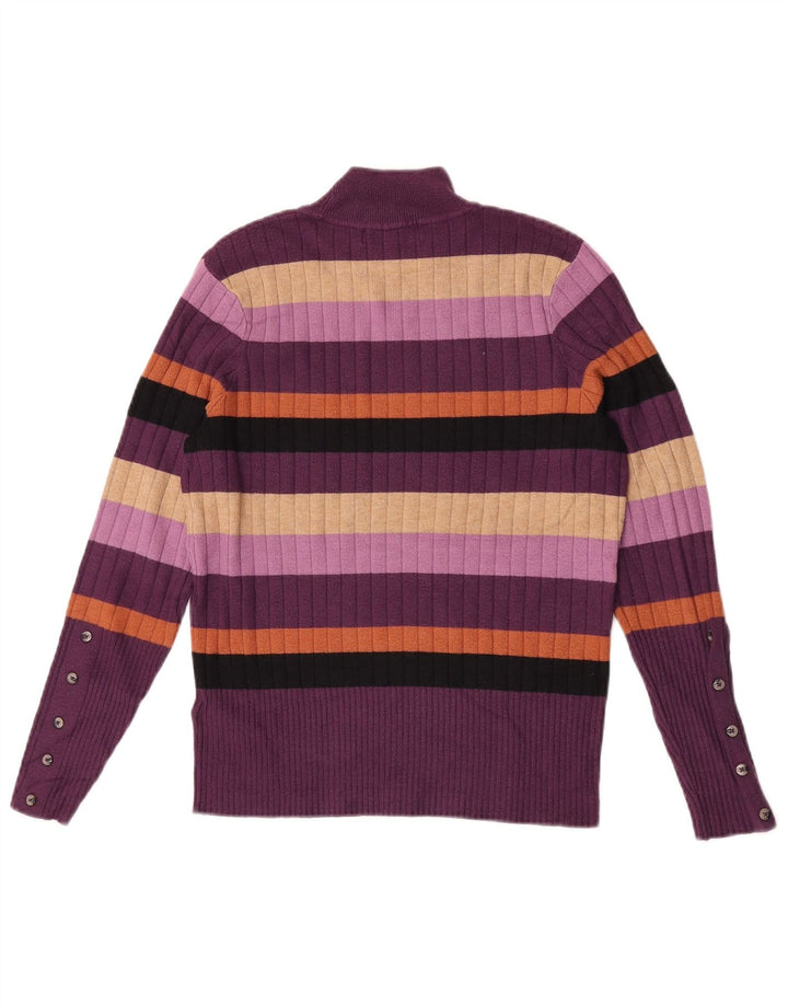 Marks & Spencer Γυναικείο πουλόβερ με λαιμό χελώνα UK 12 Medium Purple