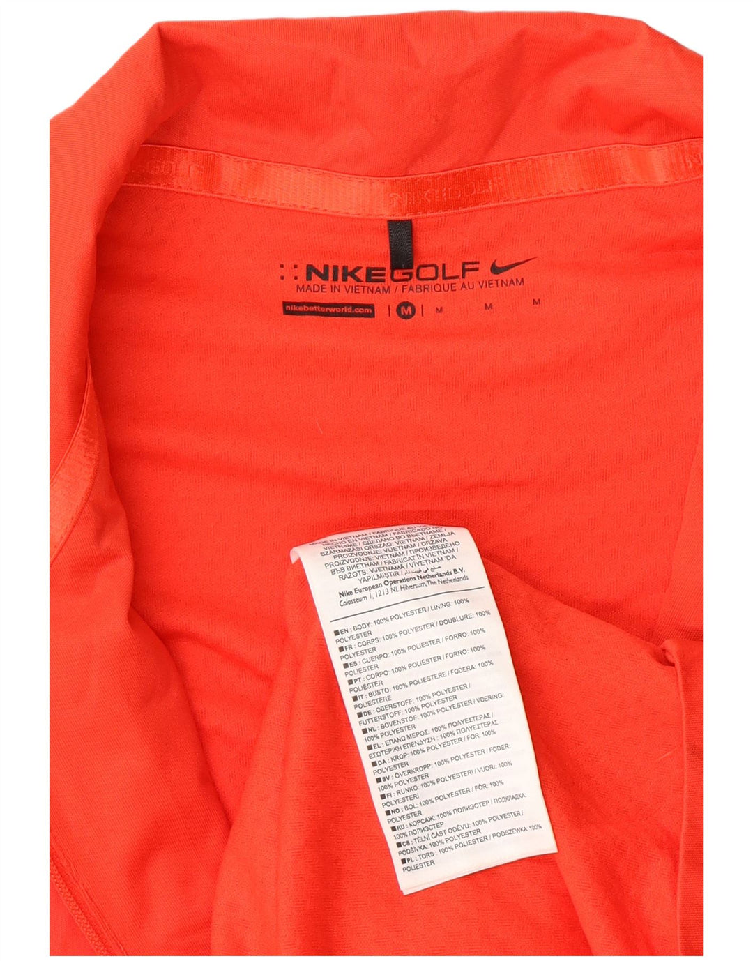 Γυναικεία αμάνικη αθλητική φόρμα Nike Top Jacket UK 14 Μεσαίο κόκκινο πολυεστέρα
