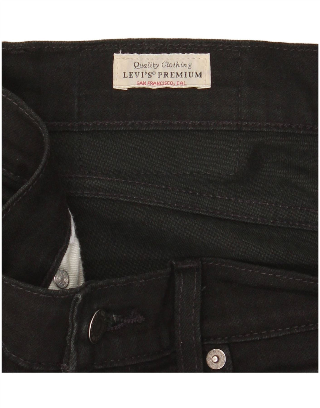 Levi's Mens 511 Slim Jeans W31 L32 Μαύρο