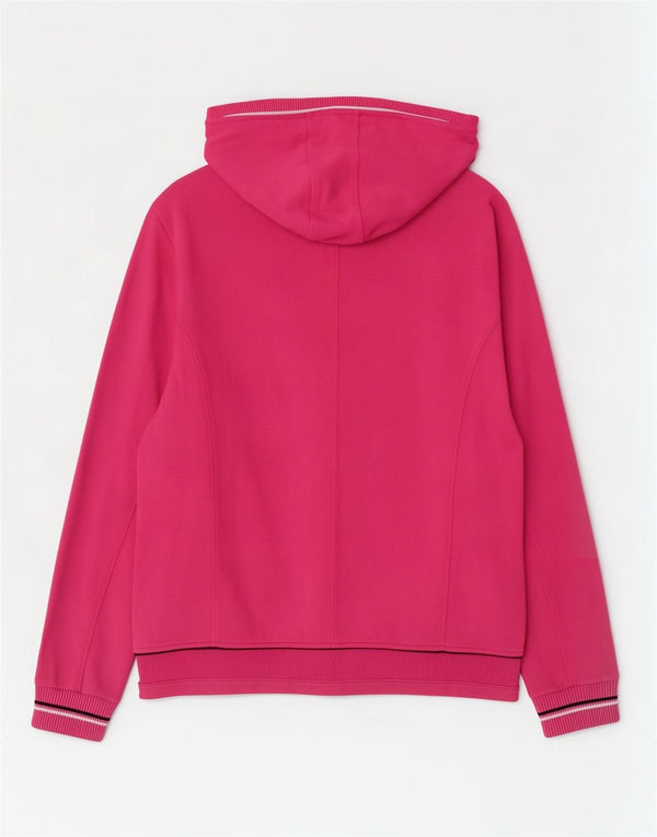 Champion Womens Easy Fit Zip Hoodie πουλόβερ UK 18 XL Ροζ βαμβακερό
