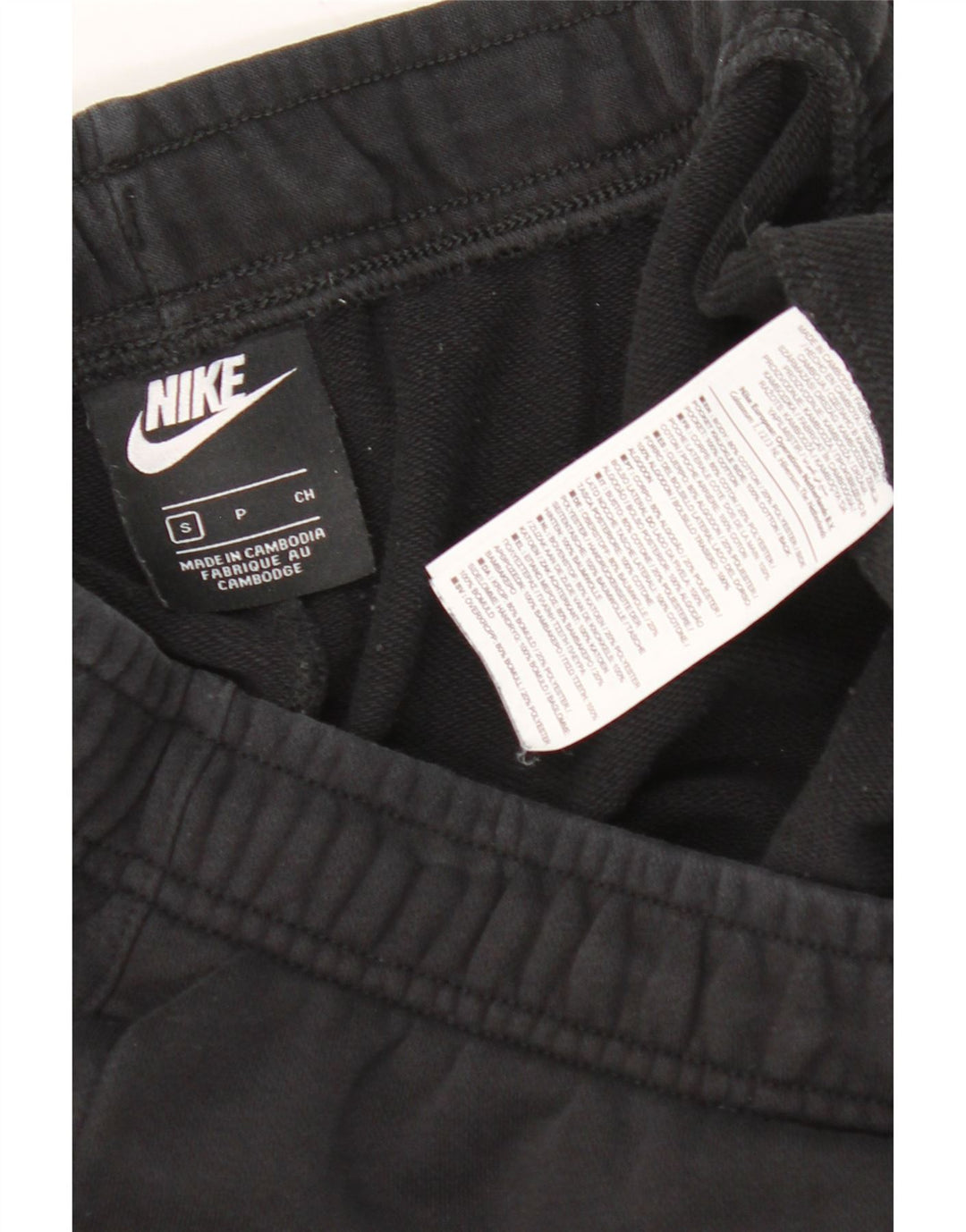 NIKE Mens Tracksuit Trousers Joggers Small Black Cotton Vintage Nike and Second-Hand Nike from Messina Hembry 