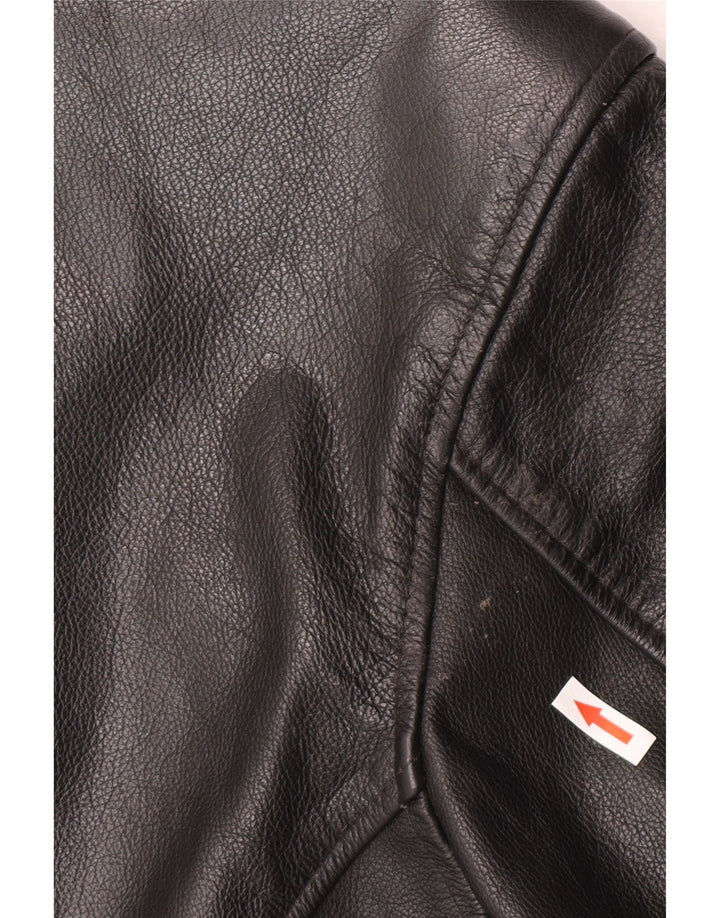 Oakland Ανδρικό Δερμάτινο Μπουφάν UK 38 Medium Black Leather