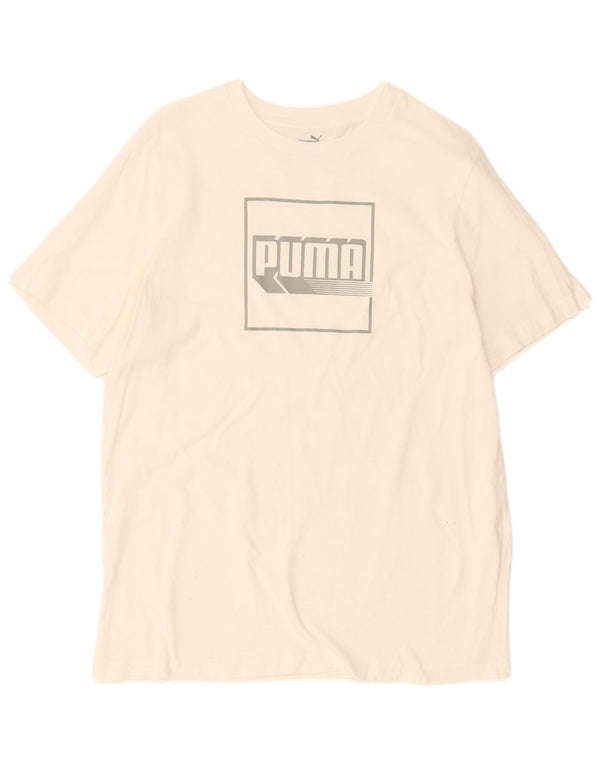 Ανδρικό γραφικό T-Shirt Puma Top Large Λευκό