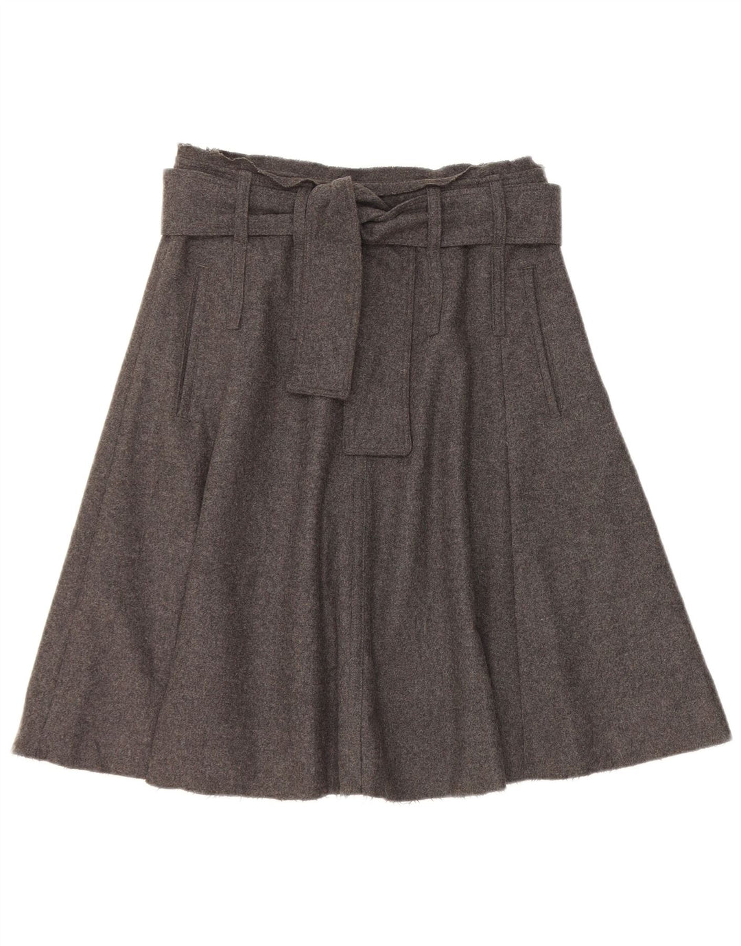 Henry Cottons Γυναικεία φούστα σε γραμμή Α IT 42 Medium W28 Γκρι μαλλί