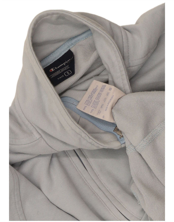 Champion Γυναικεία αθλητική φόρμα Top Jacket UK 10 Small Blue Cotton