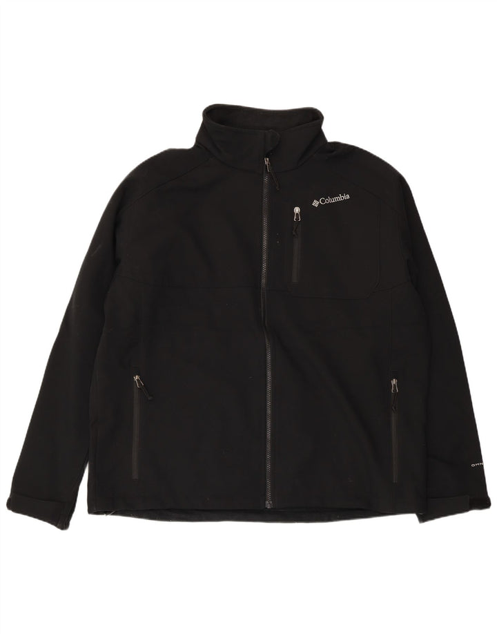 COLUMBIA Γυναικείο Omni-Shield Oversized Windbreaker Jacket UK 18 XL Μαύρο
