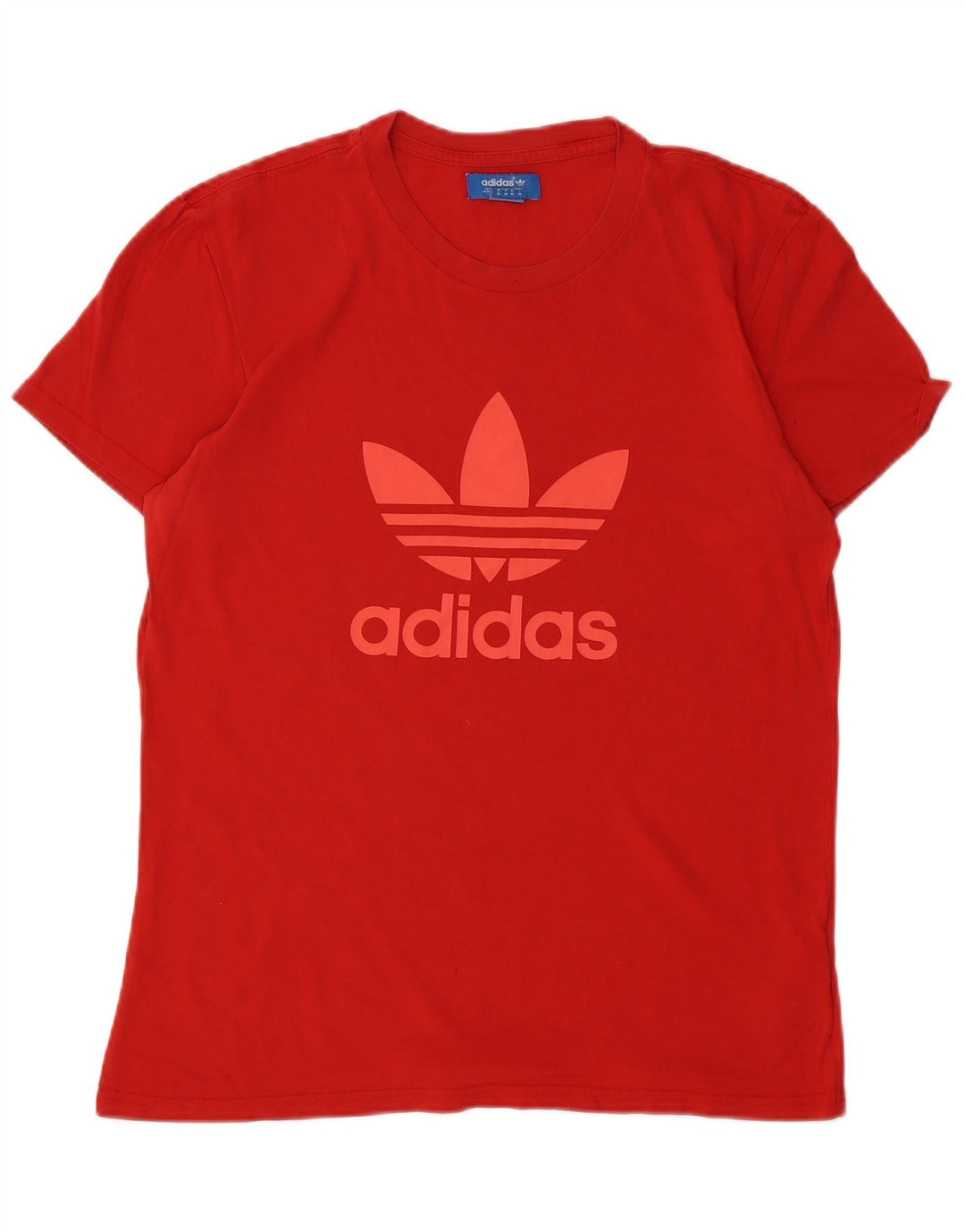Ανδρικό γραφικό T-Shirt ADIDAS Top Μεσαίο κόκκινο βαμβακερό