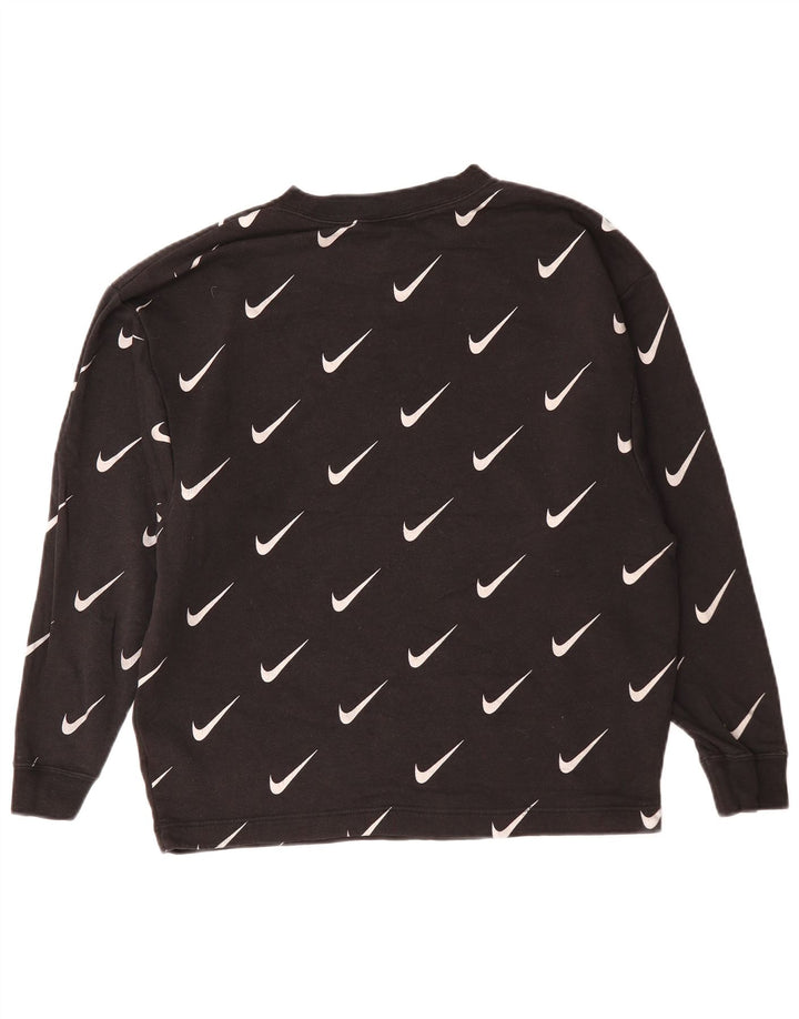 Ανδρικό γραφικό φούτερ NIKE Jumper XS Μαύρο βαμβακερό