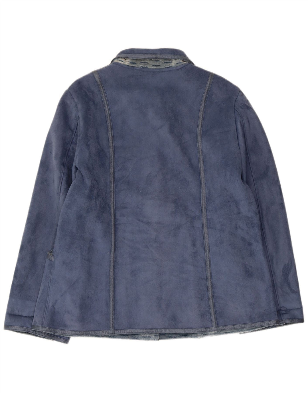 Vintage Γυναικείο Παλτό IT 50 XL Blue Polyester