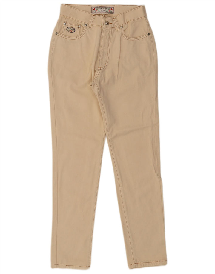 Onyx Γυναικείο Slim Jeans W29 L29 Μπεζ βαμβακερό