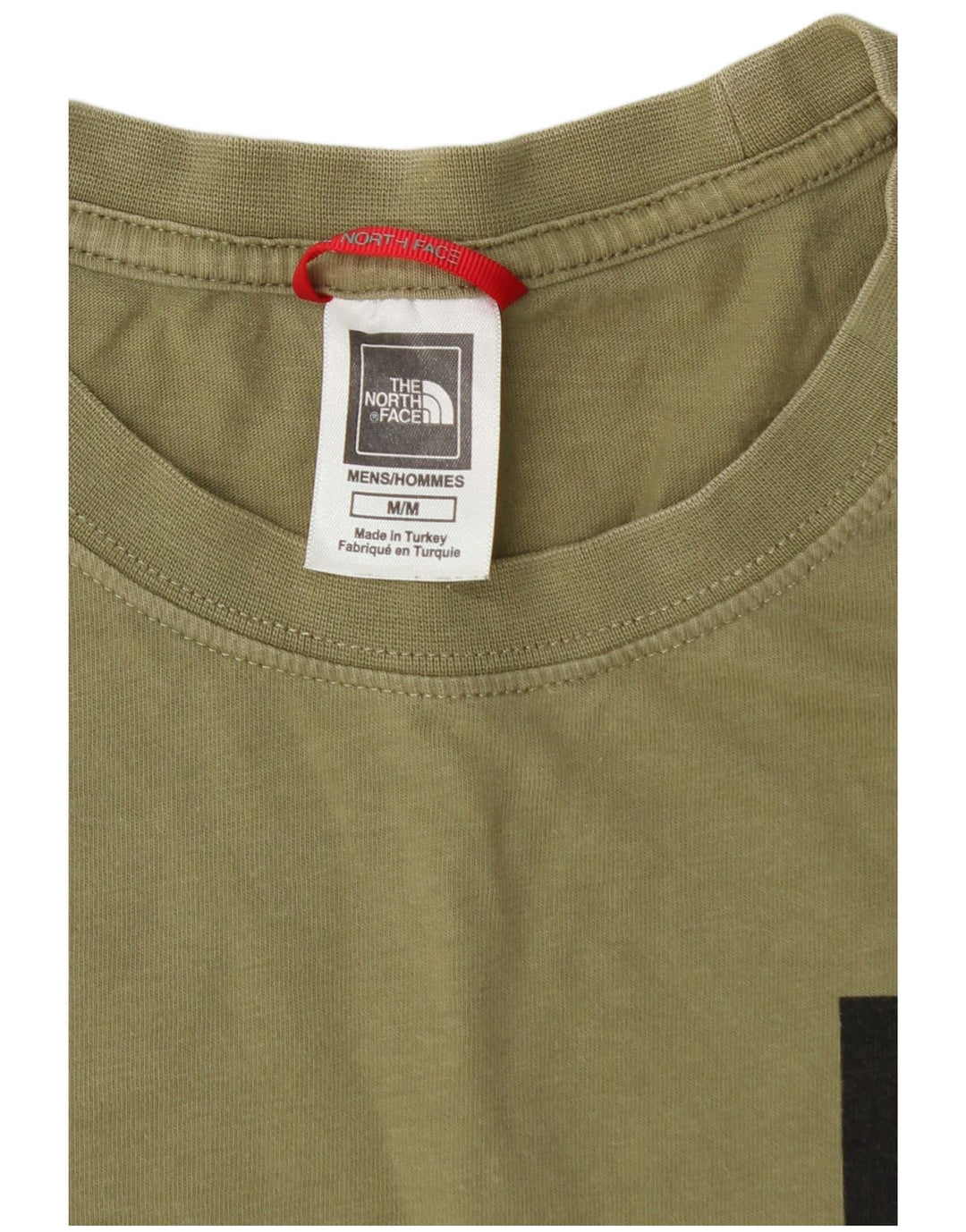 Ανδρικό T-Shirt THE NORTH FACE Τοπ μεσαίο χακί βαμβακερό