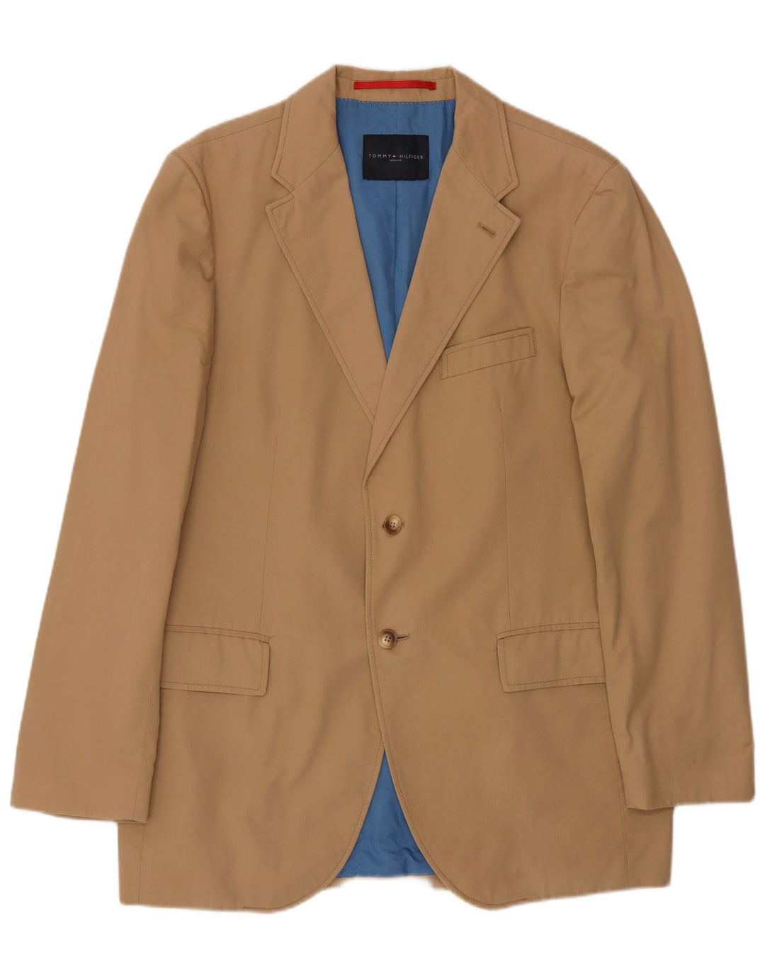 TOMMY HILFIGER Ανδρικό σακάκι μπλέιζερ με 2 κουμπιά EU 52 XL Μπεζ βαμβακερό