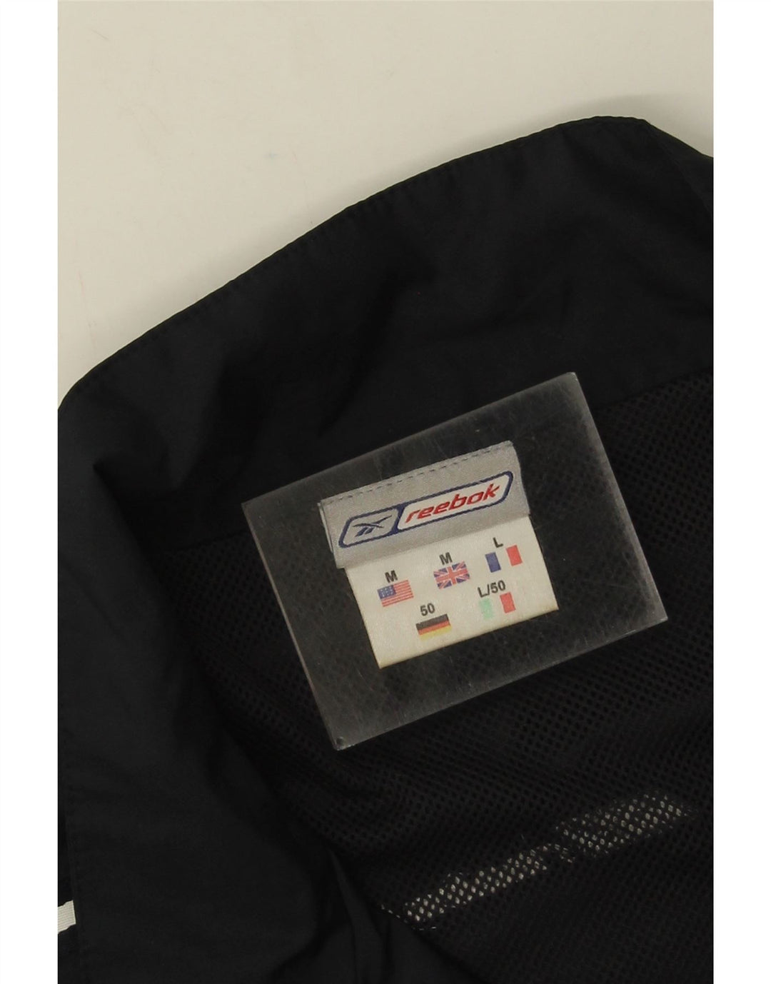 Ανδρική φόρμα φόρμας Reebok Loose Fit Top Jacket Medium Black Colourblock