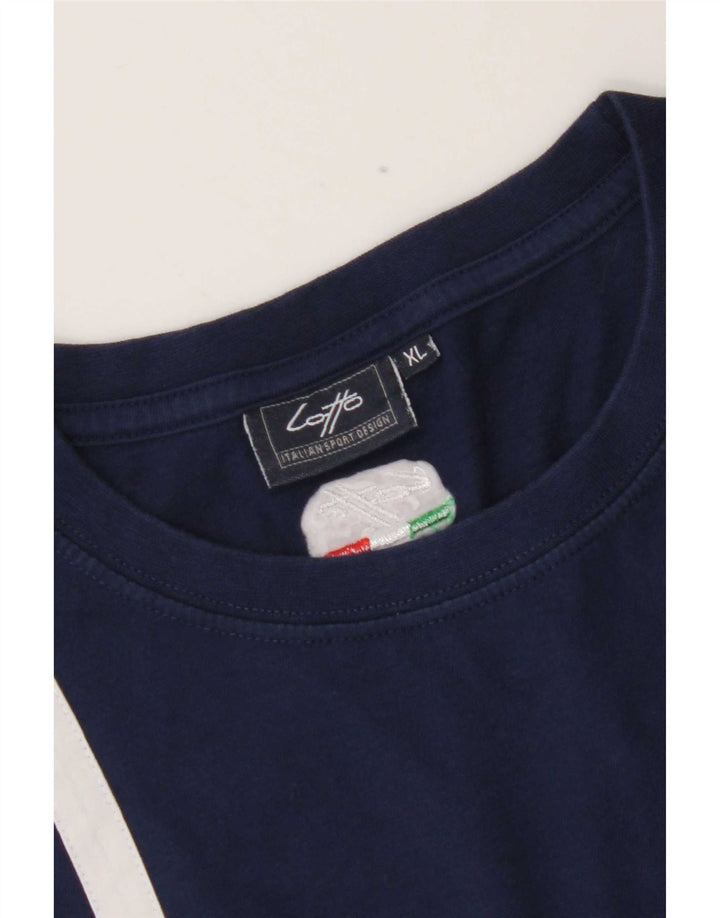 Ανδρικό T-Shirt Lotto Top XL Navy Blue
