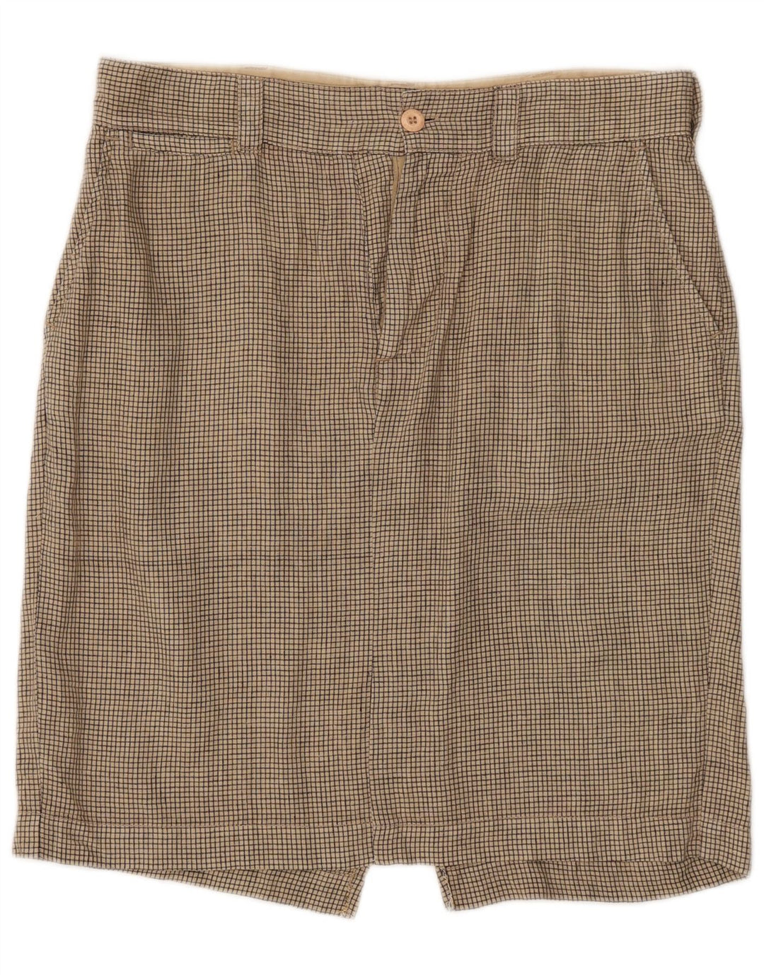 Woolrich Γυναικεία ίσια φούστα W33 Μεγάλο μπεζ λινό