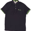 Ανδρικό μπλουζάκι πόλο CHAMPION XL Navy Blue Cotton