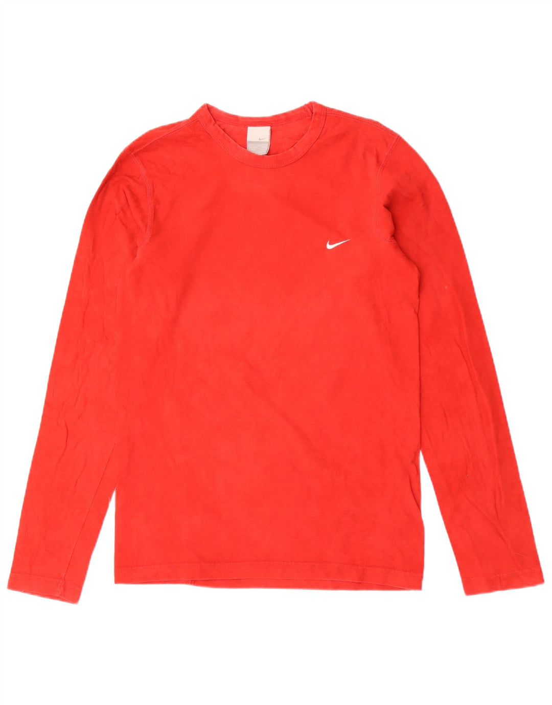 Ανδρικό τοπ Nike μακρυμάνικο UK 36/38 Μικρό κόκκινο βαμβακερό