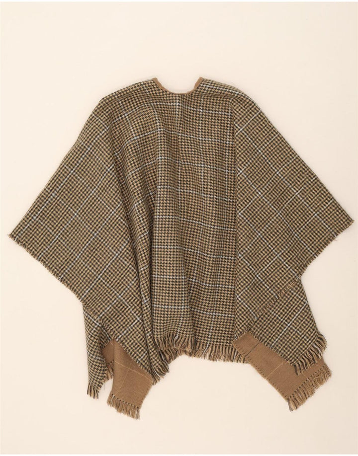 Μόνο γυναικείο αναστρέψιμο παλτό Cape One Size Beige Check