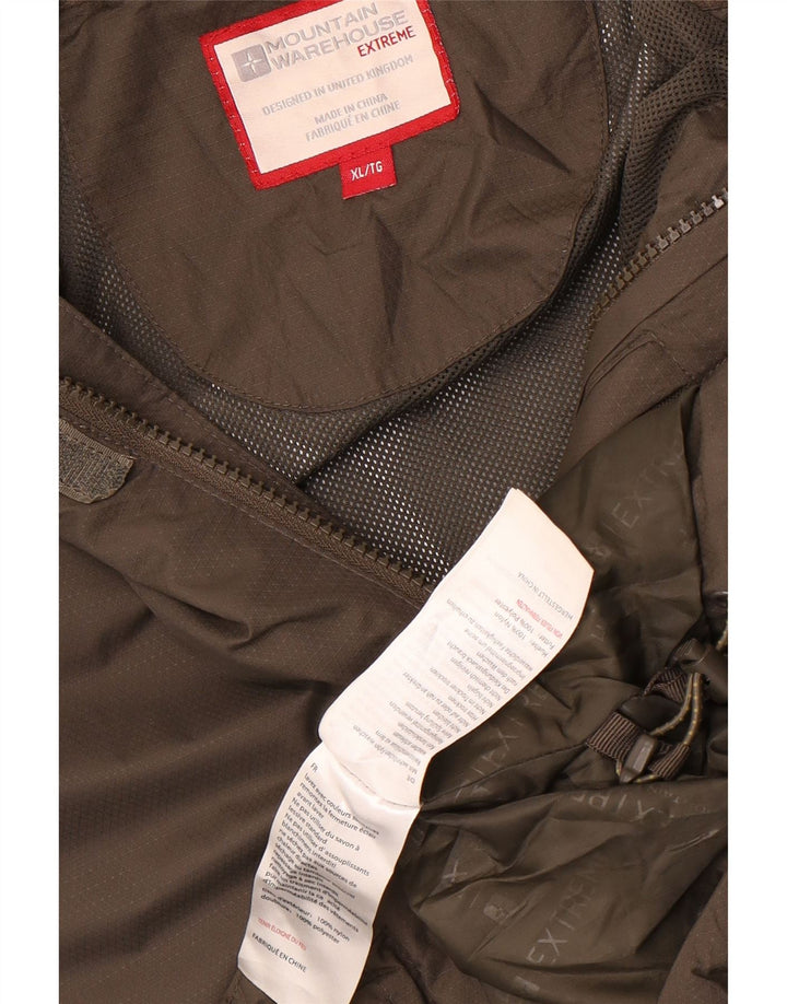 Ανδρικό μπουφάν βροχής Mountain Warehouse UK 42 XL Khaki Nylon