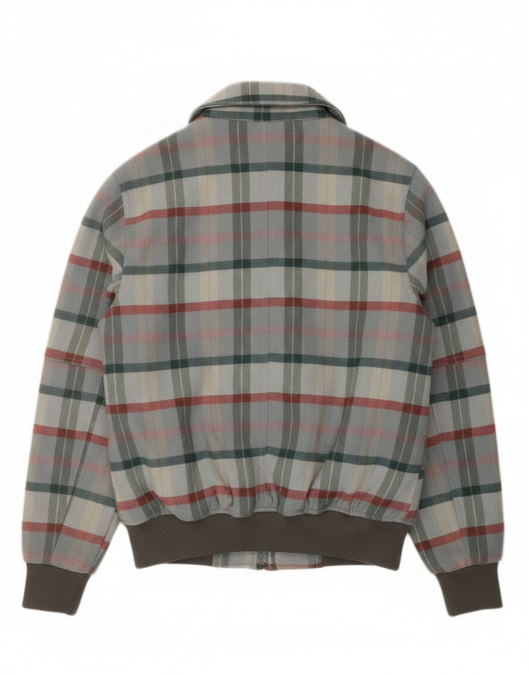 Ανδρικό μπουφάν Iguana Bomber UK 34 XS Γκρι καρό μαλλί