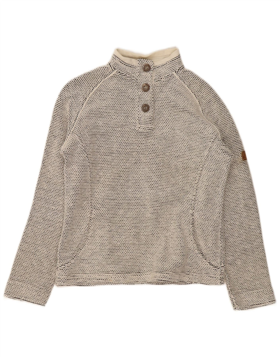 Γυναικείο φούτερ Weird Fish με λαιμόκοψη Jumper UK 10 Small Grey Cotton