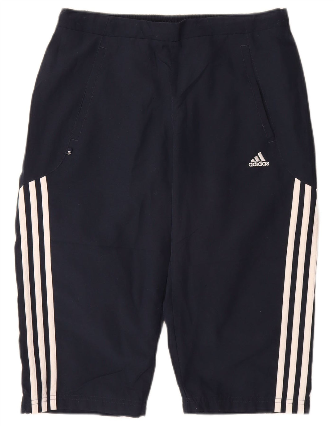 Adidas Γυναικείο Αθλητικό Σορτς Βερμούδας UK 12 Medium Navy Blue Polyester