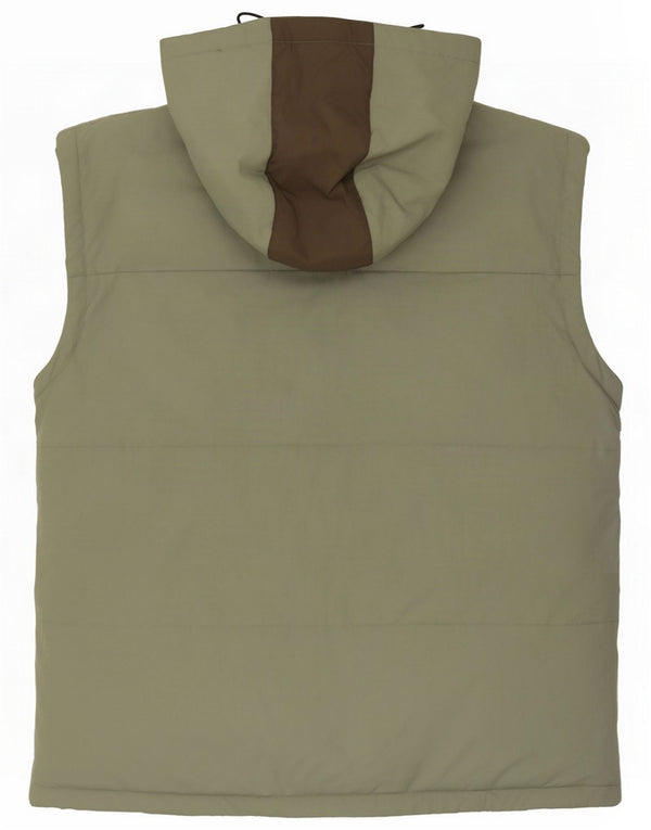 Fila Ανδρική κουκούλα με επένδυση Gilet UK 44 2XL Green Colourblock Polyamide