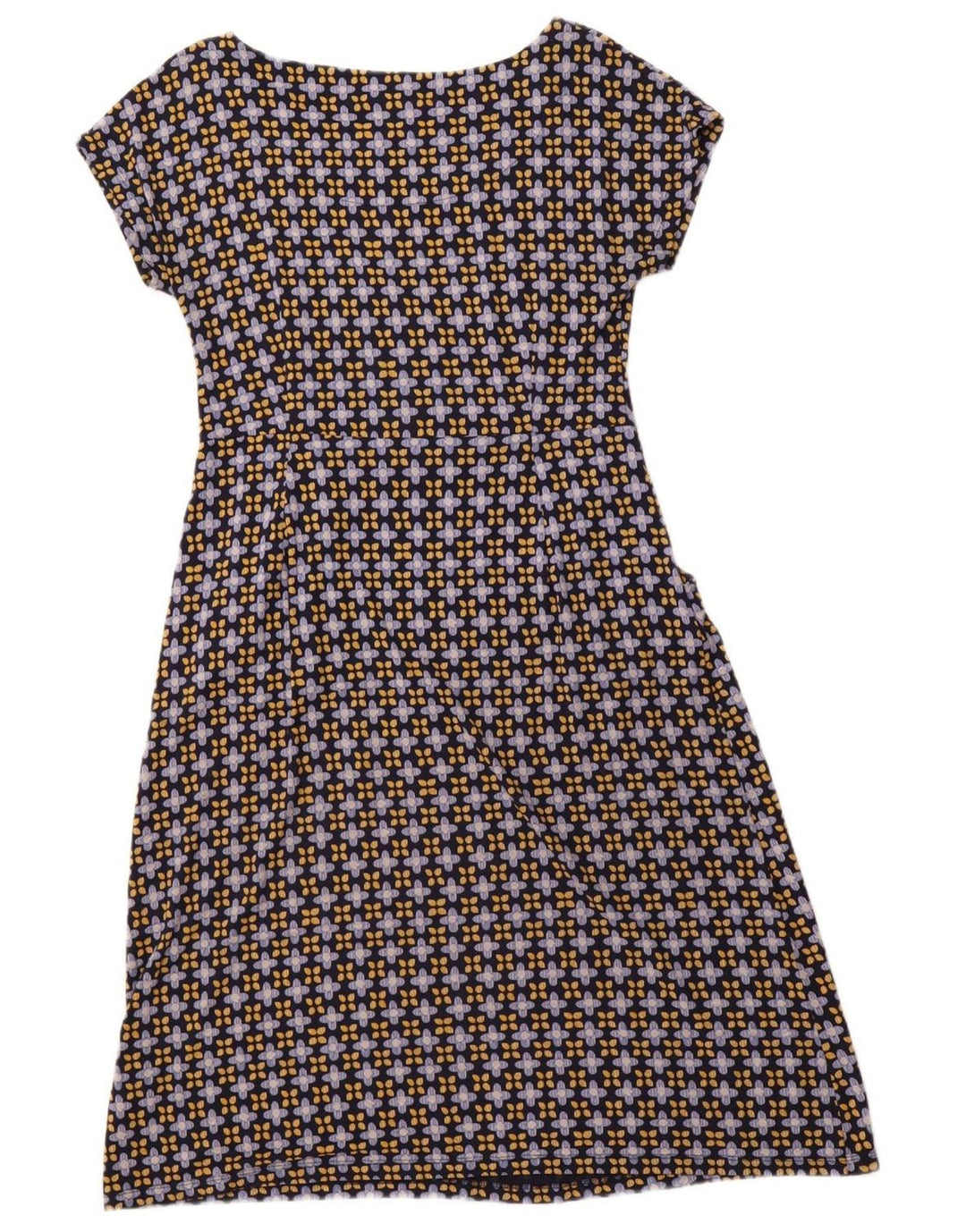 WHITE STUFF Γυναικείο φόρεμα A-Line UK 12 Medium Navy Blue Floral Viscose