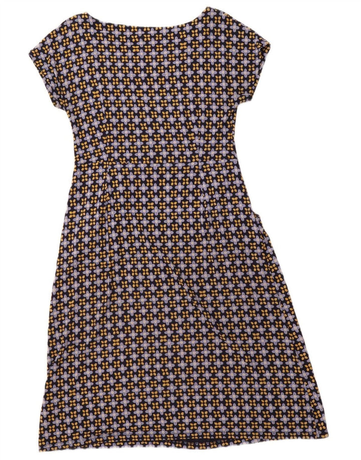 WHITE STUFF Γυναικείο φόρεμα A-Line UK 12 Medium Navy Blue Floral Viscose