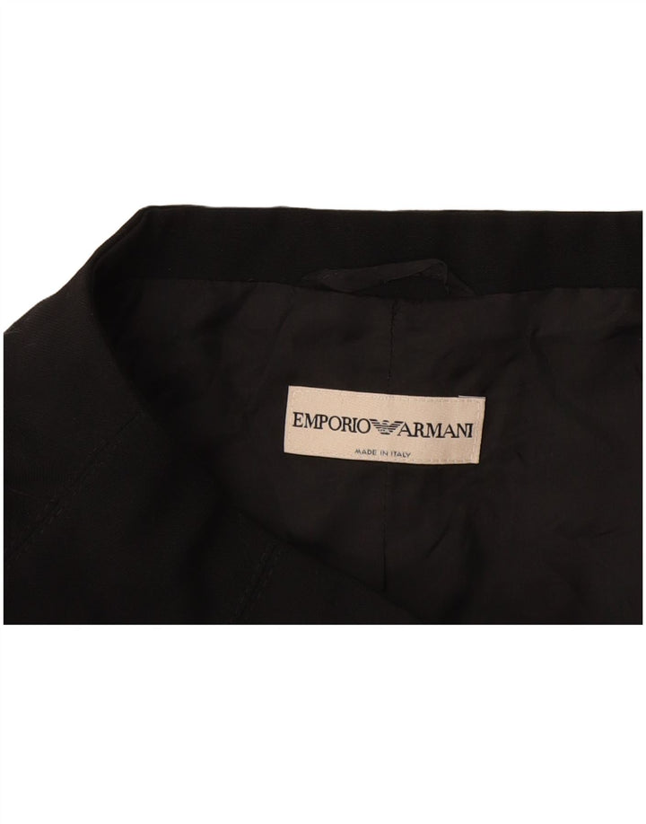 Emporio Armani Γυναικείο Μπουφάν Blazer UK 4 XS Μαύρο με 3 κουμπιά